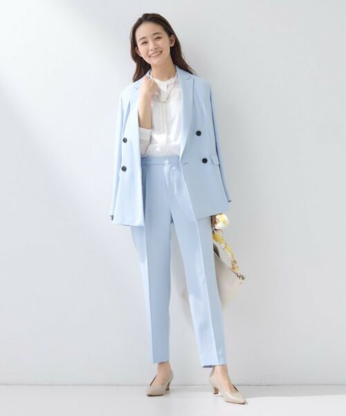 INDIVI / インディヴィ シャツ・ブラウス | 【2WAY／シアー】バイアスチェック柄＆無地 カシュクールシャツ | 詳細4