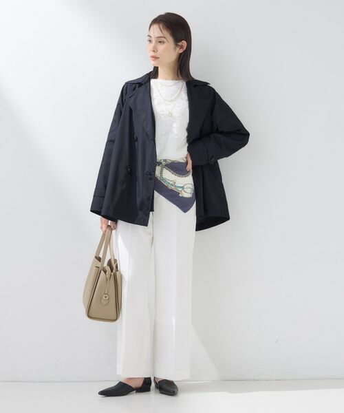 INDIVI / インディヴィ トレンチコート | 【撥水/UVケア/2WAY】超軽量ライナー付ライトトレンチコート | 詳細10