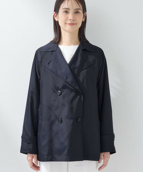INDIVI / インディヴィ トレンチコート | 【撥水/UVケア/2WAY】超軽量ライナー付ライトトレンチコート | 詳細14