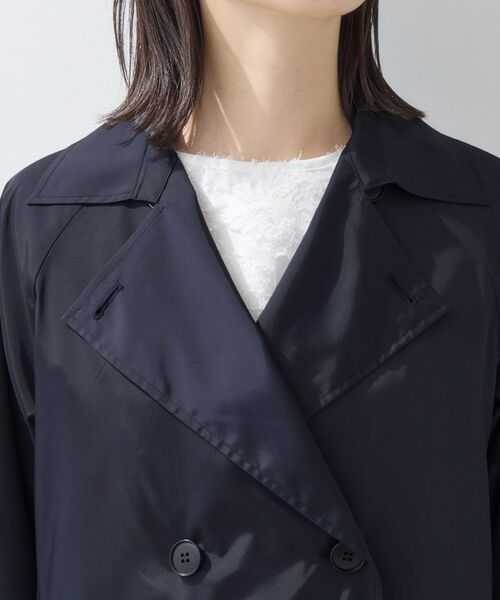 INDIVI / インディヴィ トレンチコート | 【撥水/UVケア/2WAY】超軽量ライナー付ライトトレンチコート | 詳細17