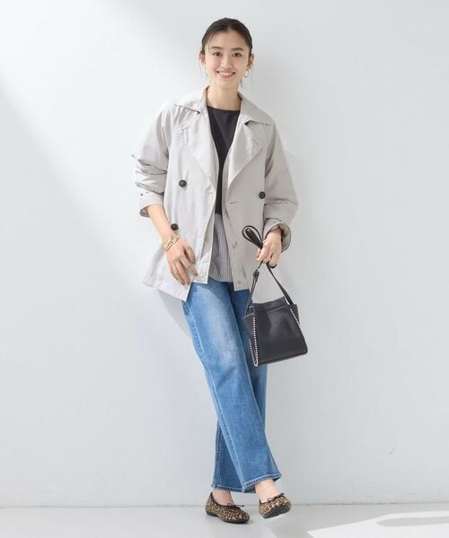 INDIVI / インディヴィ トレンチコート | 【撥水/UVケア/2WAY】超軽量ライナー付ライトトレンチコート | 詳細3