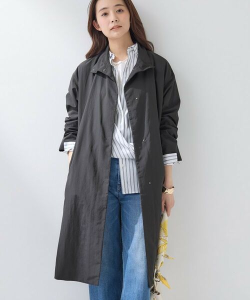 INDIVI / インディヴィ その他アウター | 【撥水/軽量】ミニマル スタンドカラーコート | 詳細2