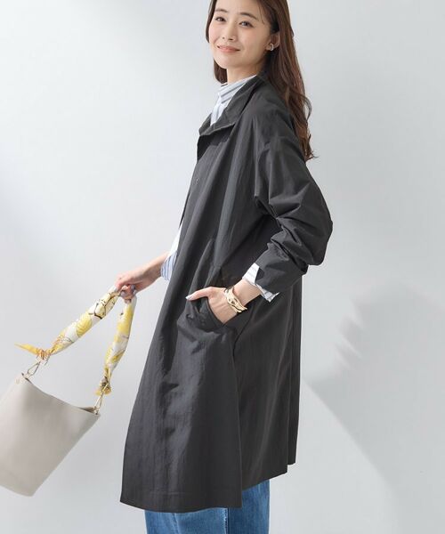 INDIVI / インディヴィ その他アウター | 【撥水/軽量】ミニマル スタンドカラーコート | 詳細3
