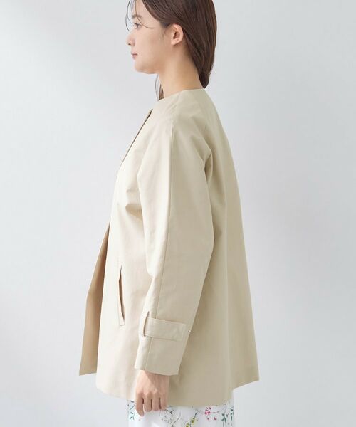 INDIVI / インディヴィ トレンチコート | 【撥水/軽量】ミドル丈 ミニマルトレンチコート | 詳細15