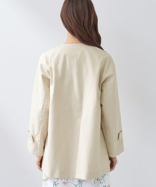 INDIVI / インディヴィ トレンチコート | 【撥水/軽量】ミドル丈 ミニマルトレンチコート | 詳細16