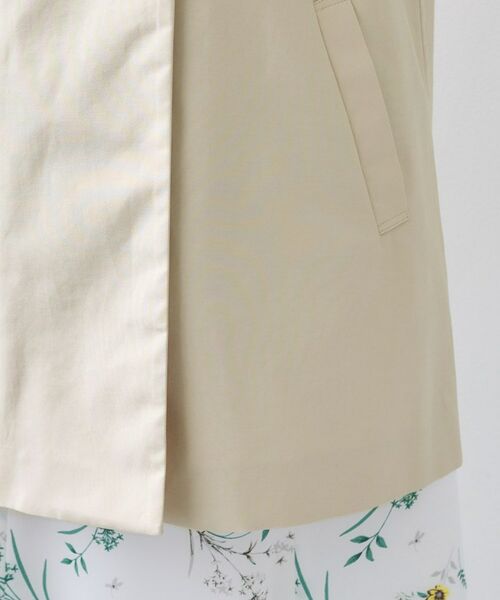 INDIVI / インディヴィ トレンチコート | 【撥水/軽量】ミドル丈 ミニマルトレンチコート | 詳細25