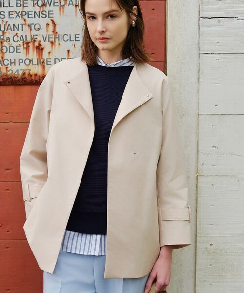 INDIVI / インディヴィ トレンチコート | 【撥水/軽量】ミドル丈 ミニマルトレンチコート | 詳細30