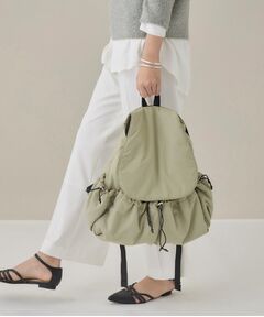 INDIVI / インディヴィ リュック・バックパック | 【超軽量／大人カジュアル】収納力◎！ギャザーフォルムリュック