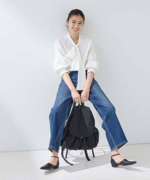 INDIVI / インディヴィ リュック・バックパック | 【超軽量／大人カジュアル】収納力◎！ギャザーフォルムリュック | 詳細1