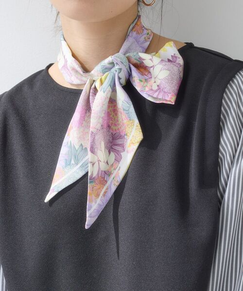 INDIVI / インディヴィ バンダナ・スカーフ | 【2柄展開】柄デザインスカーフ | 詳細4