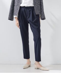 INDIVI / インディヴィ パンツ | 【褒められパンツ／高ストレッチ】タックテーパードパンツ