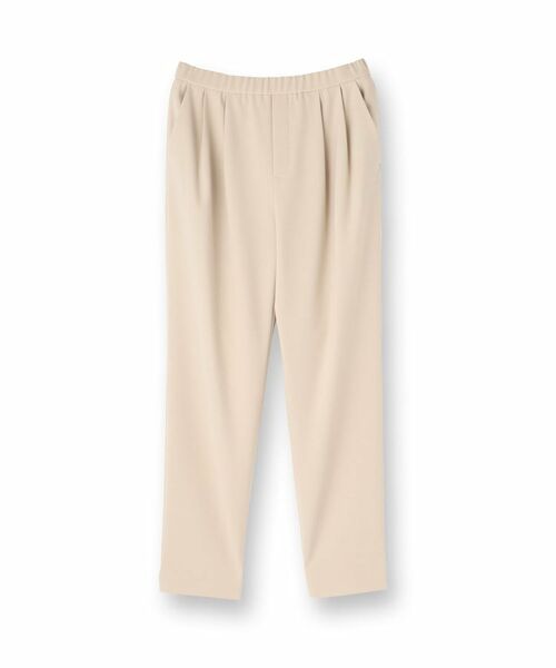 INDIVI / インディヴィ パンツ | 【褒められパンツ/高ストレッチ】タックテーパードパンツ | 詳細1