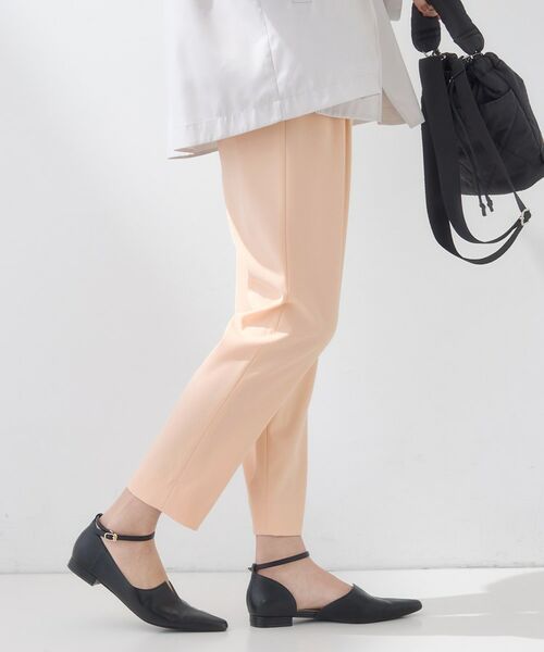 INDIVI / インディヴィ パンツ | 【褒められパンツ/高ストレッチ】タックテーパードパンツ | 詳細10