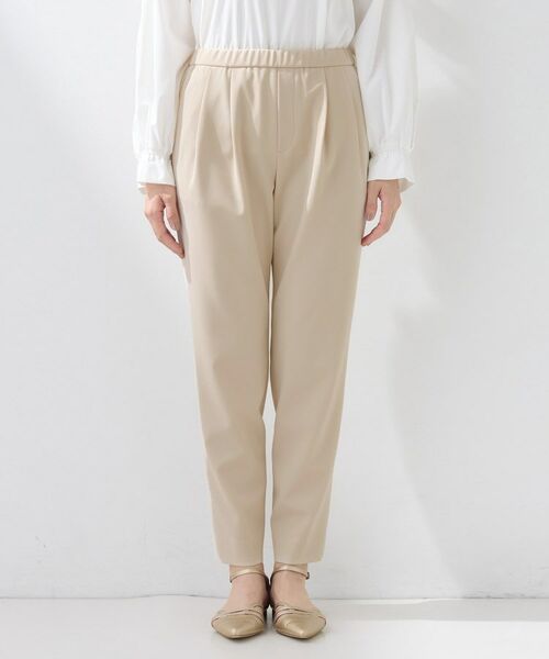 INDIVI / インディヴィ パンツ | 【褒められパンツ/高ストレッチ】タックテーパードパンツ | 詳細18