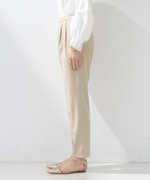 INDIVI / インディヴィ パンツ | 【褒められパンツ/高ストレッチ】タックテーパードパンツ | 詳細19