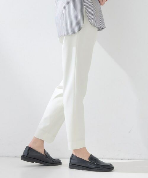 INDIVI / インディヴィ パンツ | 【褒められパンツ/高ストレッチ】タックテーパードパンツ | 詳細6