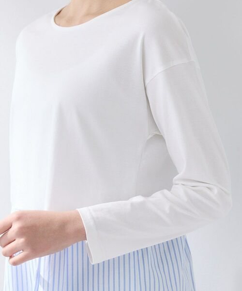 INDIVI / インディヴィ カットソー | 【レイヤードにおすすめ】切り替えデザイントップス | 詳細14