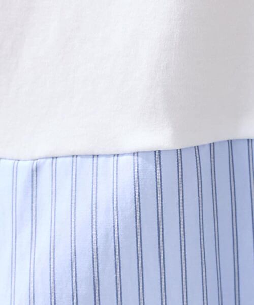 INDIVI / インディヴィ カットソー | 【レイヤードにおすすめ】切り替えデザイントップス | 詳細5