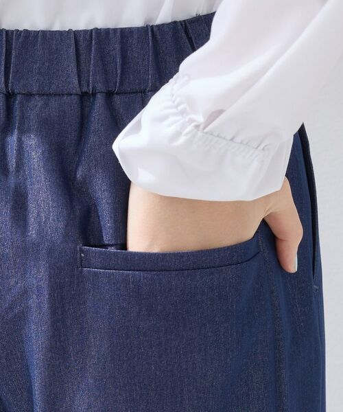INDIVI / インディヴィ パンツ | 【デニム調素材】きれいめワイドパンツ | 詳細11