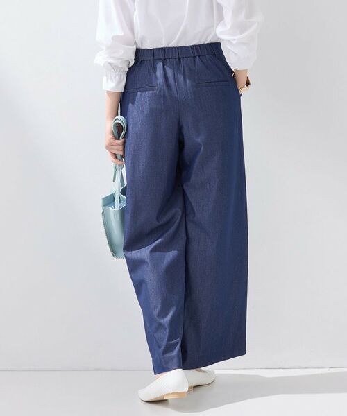 INDIVI / インディヴィ パンツ | 【デニム調素材】きれいめワイドパンツ | 詳細3