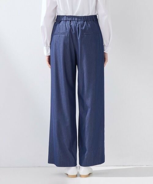 INDIVI / インディヴィ パンツ | 【デニム調素材】きれいめワイドパンツ | 詳細8
