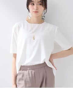 INDIVI / インディヴィ カットソー | 【SETUP可能】エアリーバックシャンブラウス