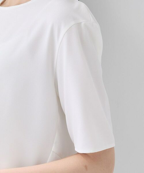 INDIVI / インディヴィ カットソー | 【SETUP可能】エアリーバックシャンブラウス | 詳細15