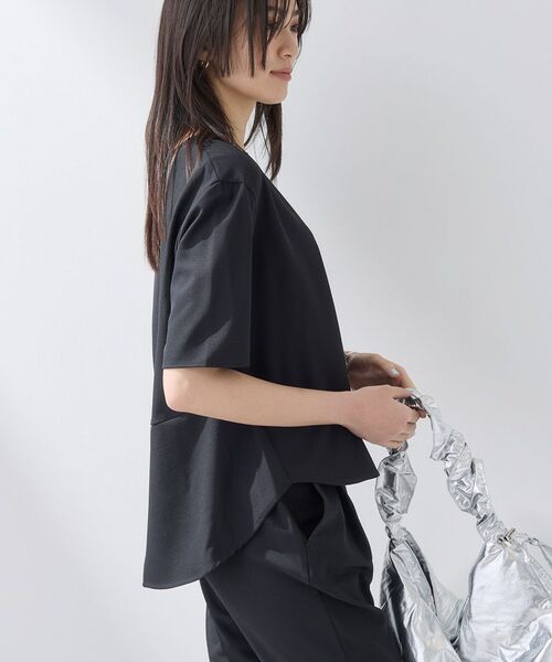 INDIVI / インディヴィ カットソー | 【SETUP可能】エアリーバックシャンブラウス | 詳細2