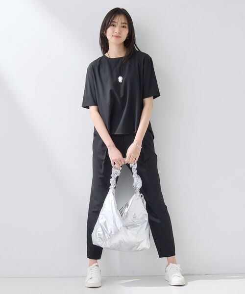 INDIVI / インディヴィ カットソー | 【SETUP可能】エアリーバックシャンブラウス | 詳細4