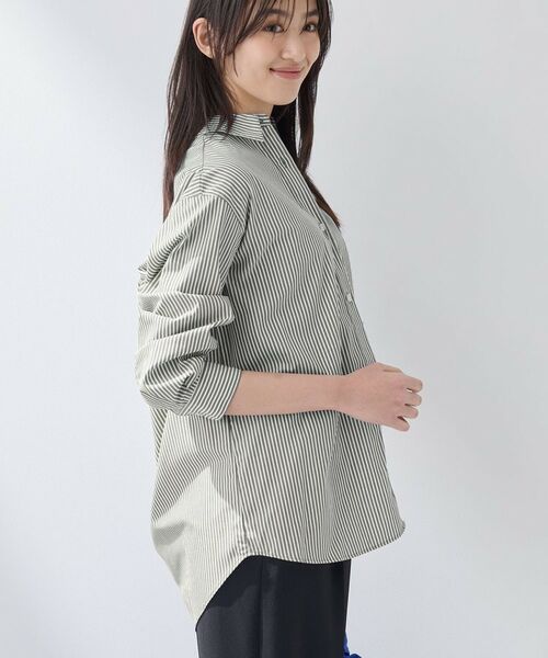 INDIVI / インディヴィ シャツ・ブラウス | 【羽織りとしても活躍】ベーシックレギュラーシャツ | 詳細10