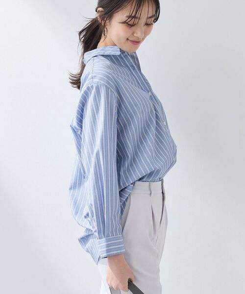 INDIVI / インディヴィ シャツ・ブラウス | 【羽織りとしても活躍】ベーシックレギュラーシャツ | 詳細14