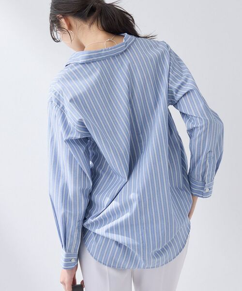 INDIVI / インディヴィ シャツ・ブラウス | 【羽織りとしても活躍】ベーシックレギュラーシャツ | 詳細15