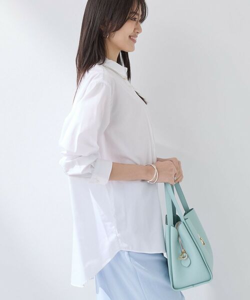 INDIVI / インディヴィ シャツ・ブラウス | 【羽織りとしても活躍】ベーシックレギュラーシャツ | 詳細2