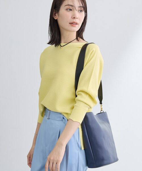 INDIVI / インディヴィ ハンドバッグ | 【ハンドル2WAY／A4収納】スカーフハンドル バケツバッグ | 詳細3