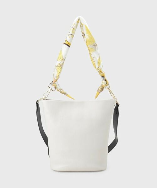 INDIVI / インディヴィ ハンドバッグ | 【ハンドル2WAY／A4収納】スカーフハンドル バケツバッグ | 詳細6