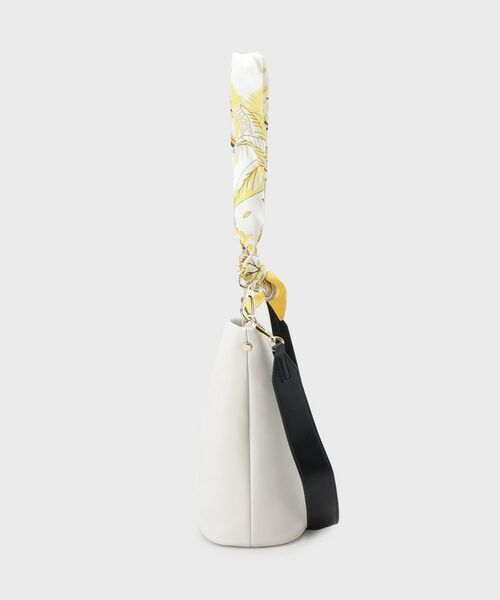 INDIVI / インディヴィ ハンドバッグ | 【ハンドル2WAY／A4収納】スカーフハンドル バケツバッグ | 詳細7