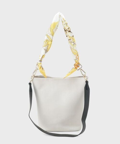 INDIVI / インディヴィ ハンドバッグ | 【ハンドル2WAY／A4収納】スカーフハンドル バケツバッグ | 詳細8