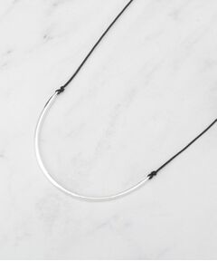 INDIVI / インディヴィ ネックレス・ペンダント・チョーカー | 【長さ調整自由】メタルカーブバーネックレス