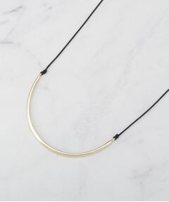 INDIVI / インディヴィ ネックレス・ペンダント・チョーカー | 【長さ調整自由】メタルカーブバーネックレス