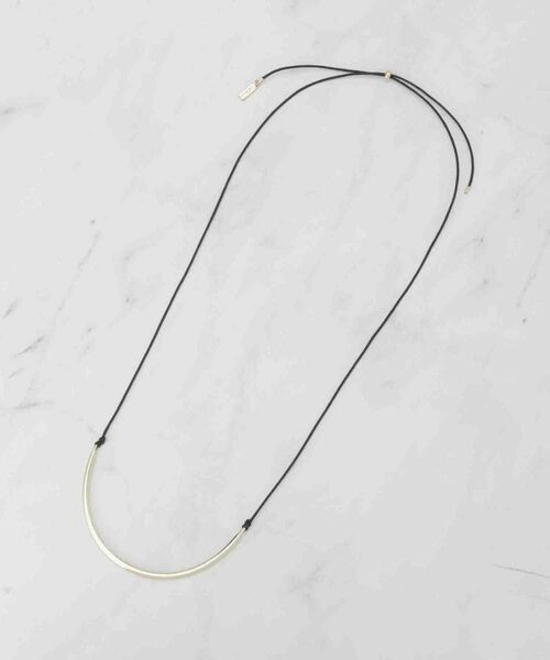 INDIVI / インディヴィ ネックレス・ペンダント・チョーカー | 【長さ調整自由】メタルカーブバーネックレス | 詳細2
