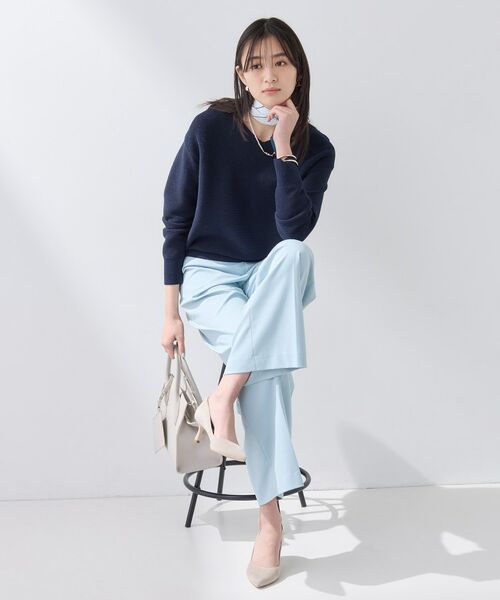 INDIVI / インディヴィ ニット・セーター | 【洗える／軽量】きらめきVネックニット | 詳細12