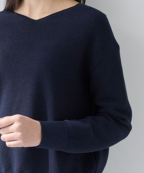INDIVI / インディヴィ ニット・セーター | 【洗える／軽量】きらめきVネックニット | 詳細22