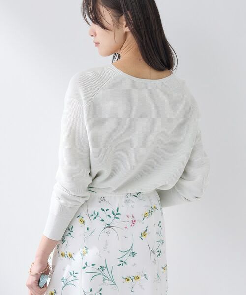 INDIVI / インディヴィ ニット・セーター | 【洗える／軽量】きらめきVネックニット | 詳細3