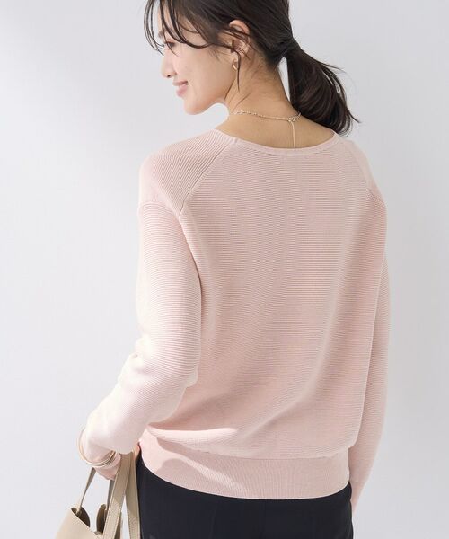 INDIVI / インディヴィ ニット・セーター | 【洗える／軽量】きらめきVネックニット | 詳細7