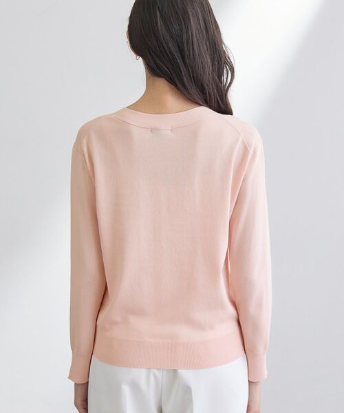 INDIVI / インディヴィ ニット・セーター | 【シルク混】きれいめVネックニット | 詳細16