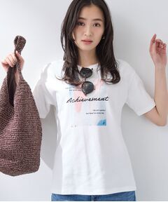 INDIVI / インディヴィ Tシャツ | 【UVケア／選べるグラフィック】スムースジャージグTシャツ