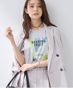 INDIVI / インディヴィ Tシャツ | 【UVケア／選べるグラフィック】スムースジャージグTシャツ