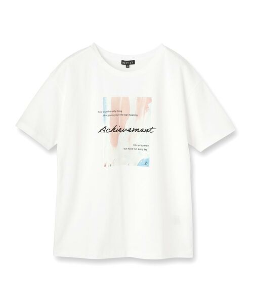 INDIVI / インディヴィ Tシャツ | 【UVケア／選べるグラフィック】スムースジャージグTシャツ | 詳細1