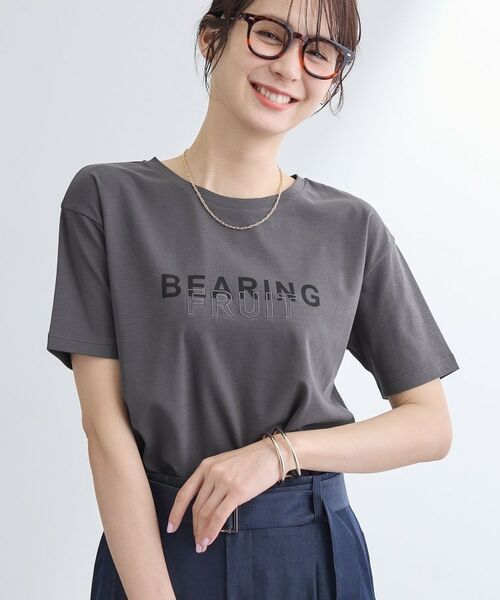 INDIVI / インディヴィ Tシャツ | 【UVケア／選べるグラフィック】スムースジャージグTシャツ | 詳細10