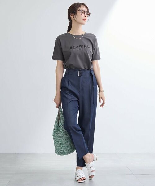 INDIVI / インディヴィ Tシャツ | 【UVケア／選べるグラフィック】スムースジャージグTシャツ | 詳細12